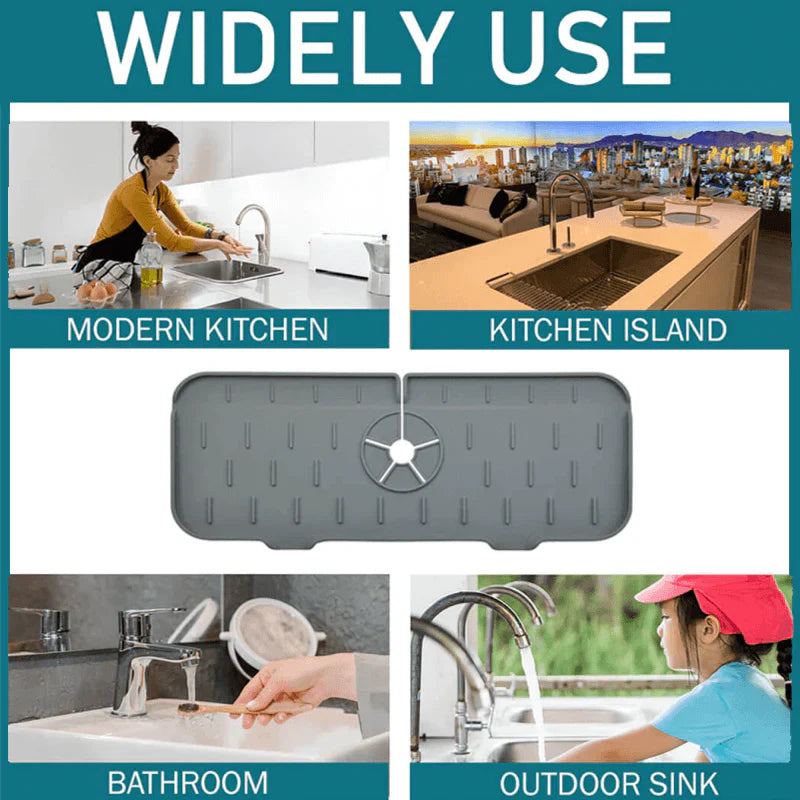 Lisslune | Silicone Faucet Handle Drop Catcher