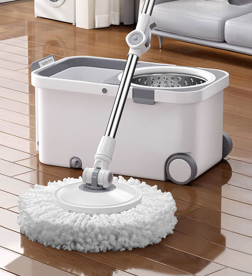 Lisslune | 360° Rotatable Mop and Bucket Set with Wringing System F63