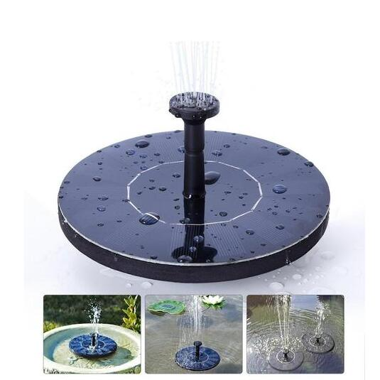 Lisslune | Solar-powered water bubbler for bird baths – bubble fountain with solar panel