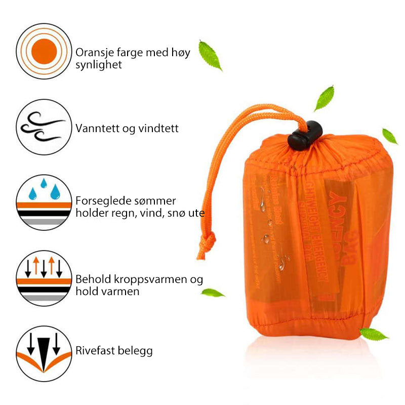 Lisslune | Waterproof sleeping bag for emergencies