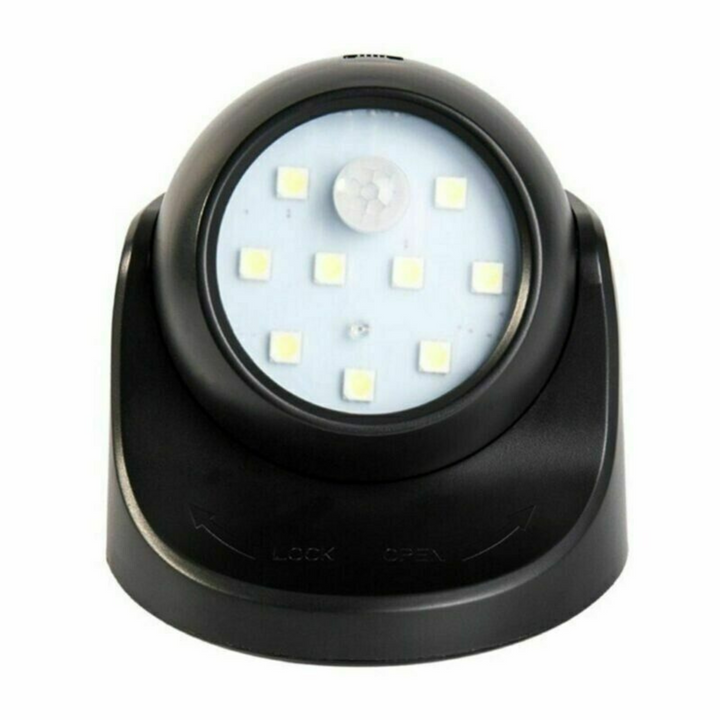 Lisslune | Wireless Battery Powered External Security Lights – Motion Sensor LED Spotlight for Home, Garden, and Wall Illumination