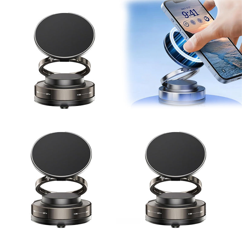 Lisslune | 360° adjustable magnetic phone holder with vacuum