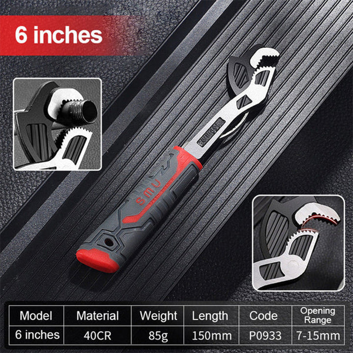 Lisslune | Industrial Quality Multifunctional Self-Locking Pipe Wrench Tool
