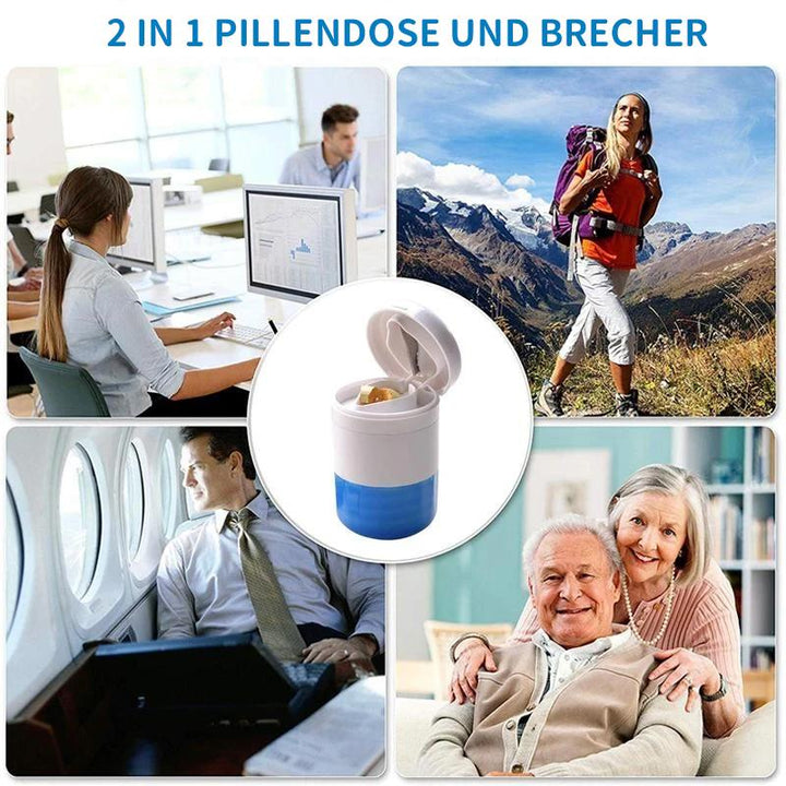 Lisslune | 2 in 1 Pill Organizer and Crusher
