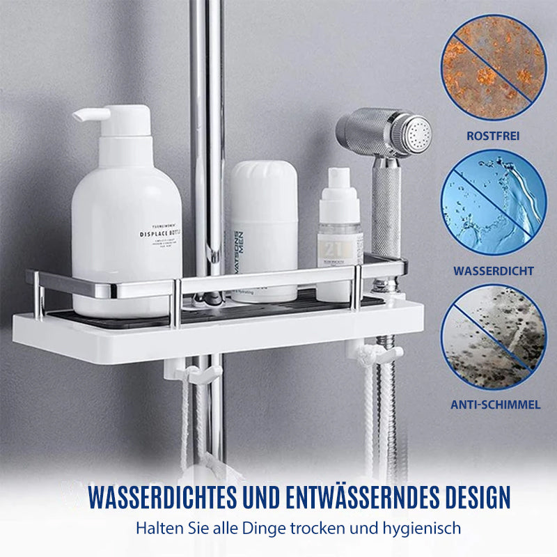 Lisslune | Shower rod storage shelf