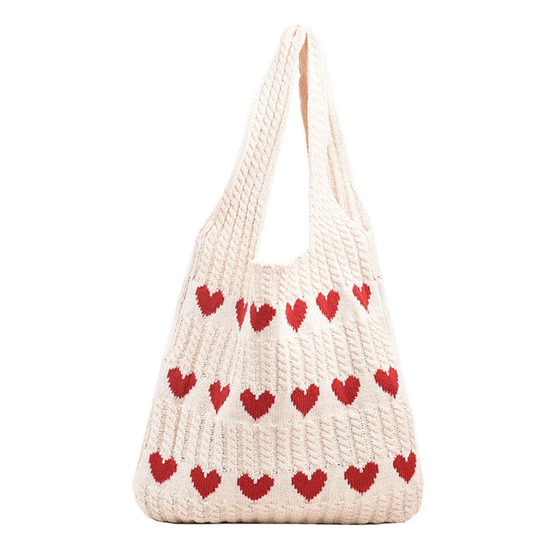 Lisslune | Knit Love Tote Bag