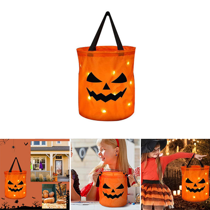 Lisslune | Personalized glowing pumpkin bag