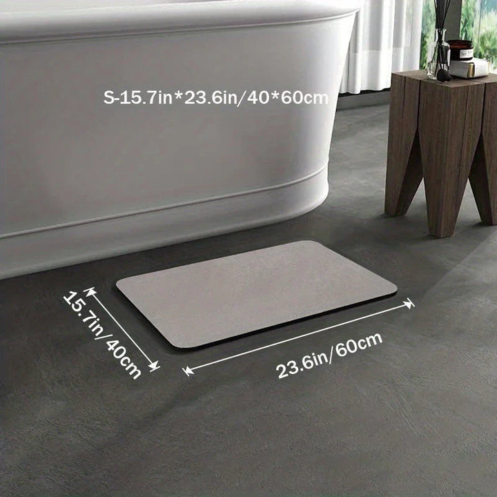 Lisslune | Non-slip diatomite bath mat