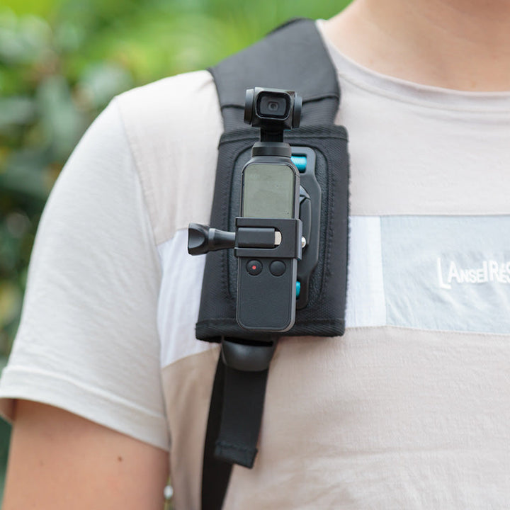 Lisslune | Backpack Bracket Clip Backpack Holder Adapter Set, Compatible with DJI Osmo Pocket