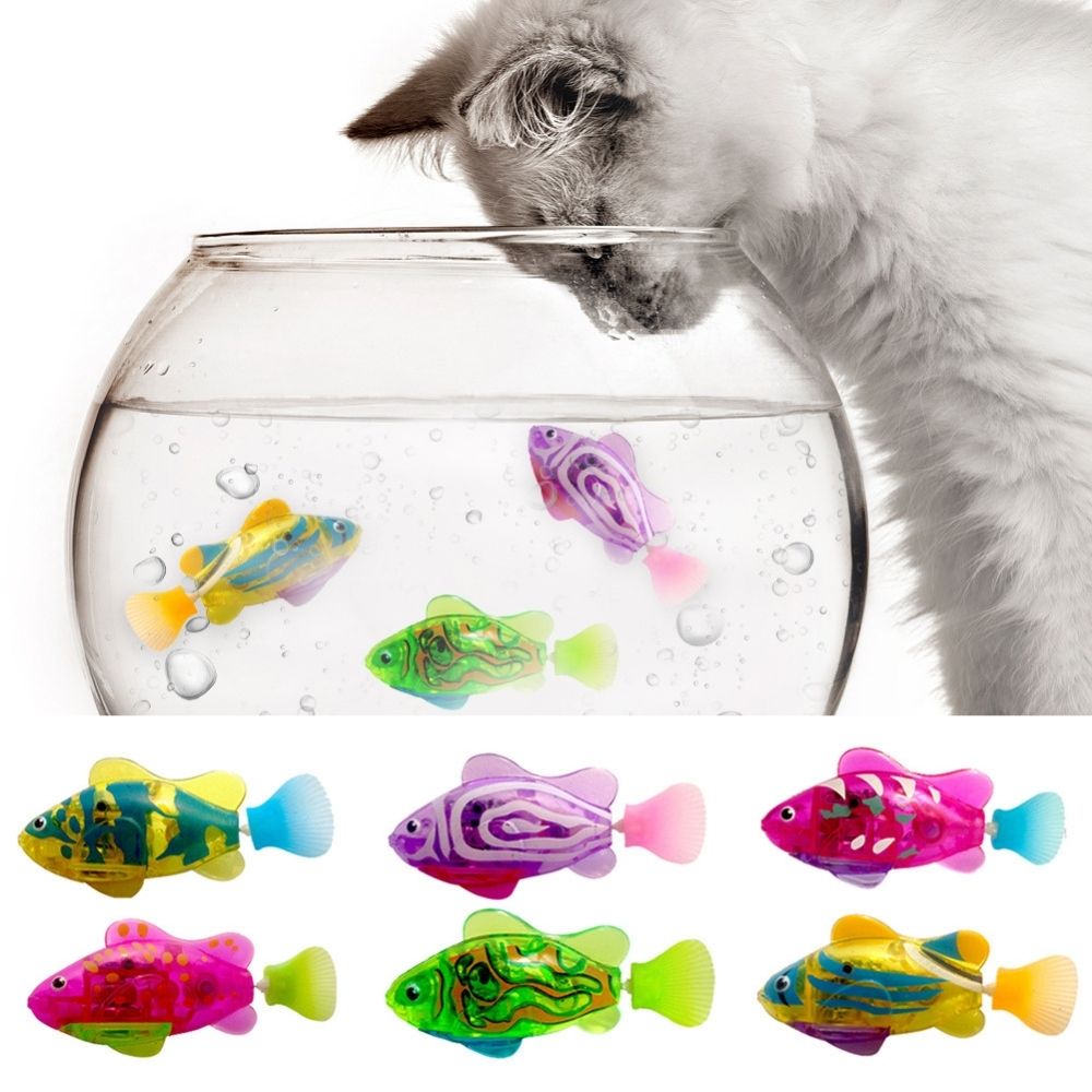 Lisslune | AquaPret Interactive Cat Toy – Moving Fish with Lighting