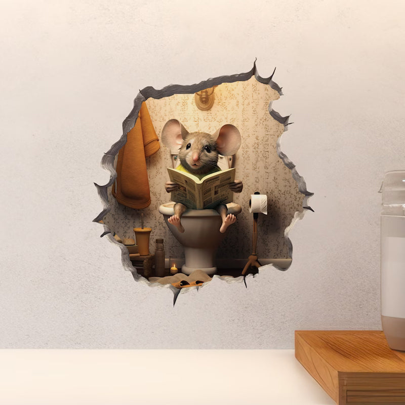Lisslune | Wall Sticker Mouse Hole