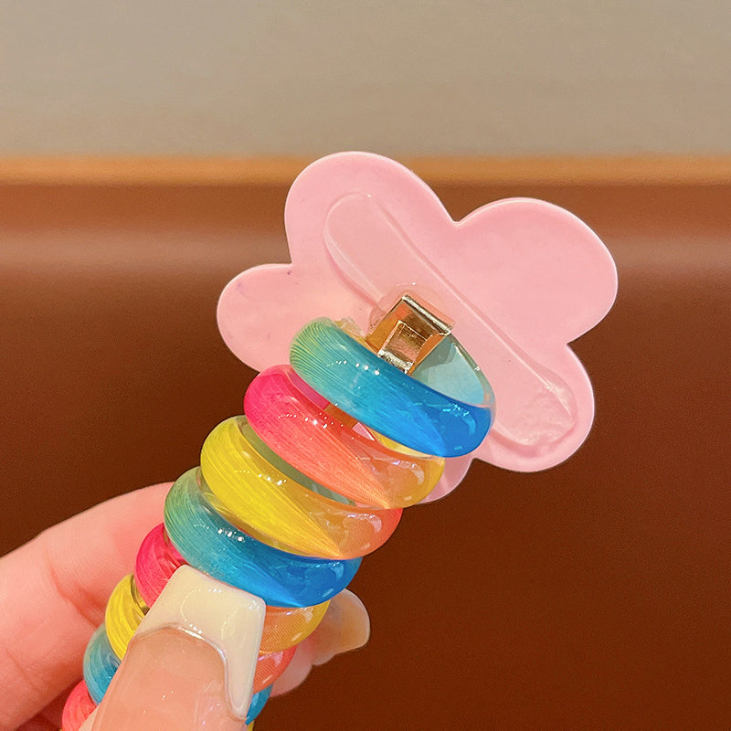 Lisslune | Colorful Telephone Cable Hair Ties