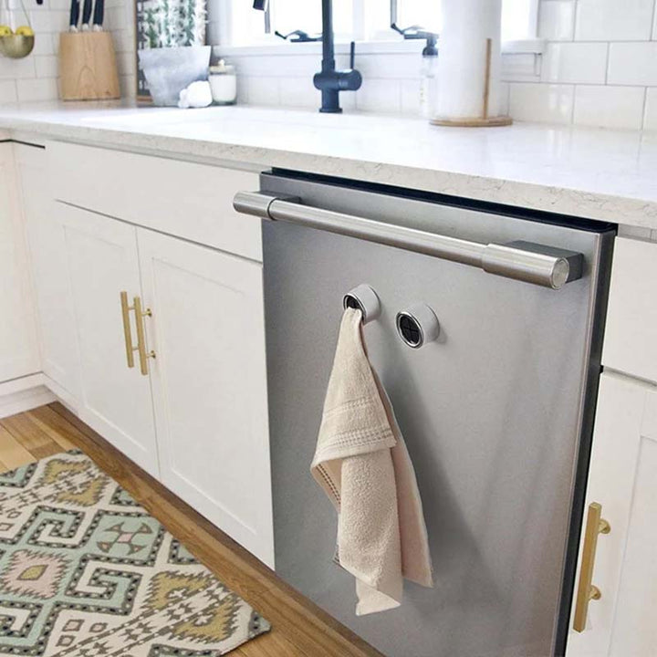 Lisslune | Round self-adhesive towel hooks for the kitchen