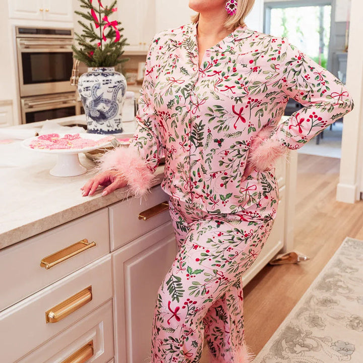 Lisslune | Printed Pajama Parent-Child Set