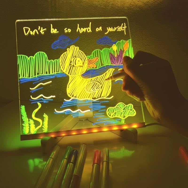 Lisslune | LED Notice Board with 7 Colors Pen