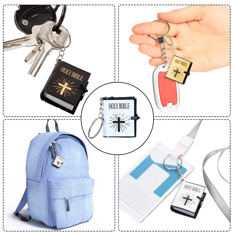 Lisslune | Mini Book Bible Keychain
