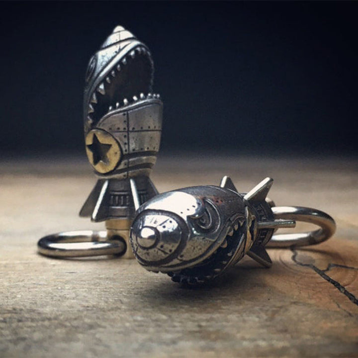 Lisslune | Shark Rocket Bomb Keychain