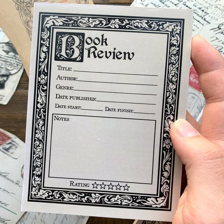 Lisslune | Stationery of the medieval notepad series
