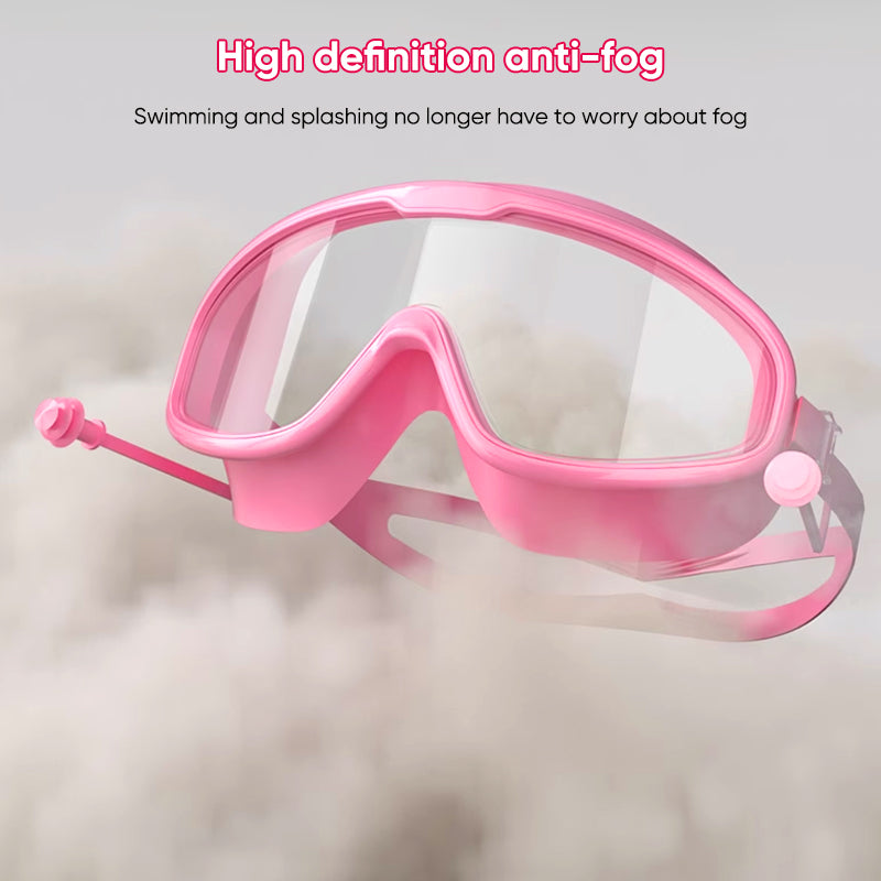 Lisslune | HD large frame waterproof and anti-fog swim goggles