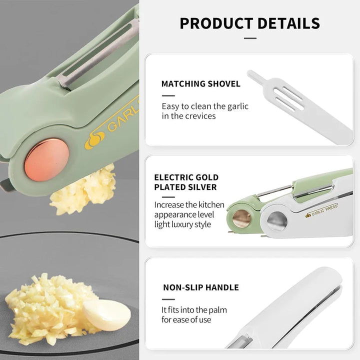 Lisslune | Garlic Press Stainless Steel
