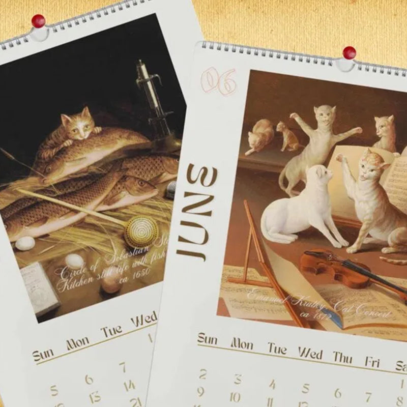 Lisslune | 2024 Wall Calendar, Funny Art Novelty Gift