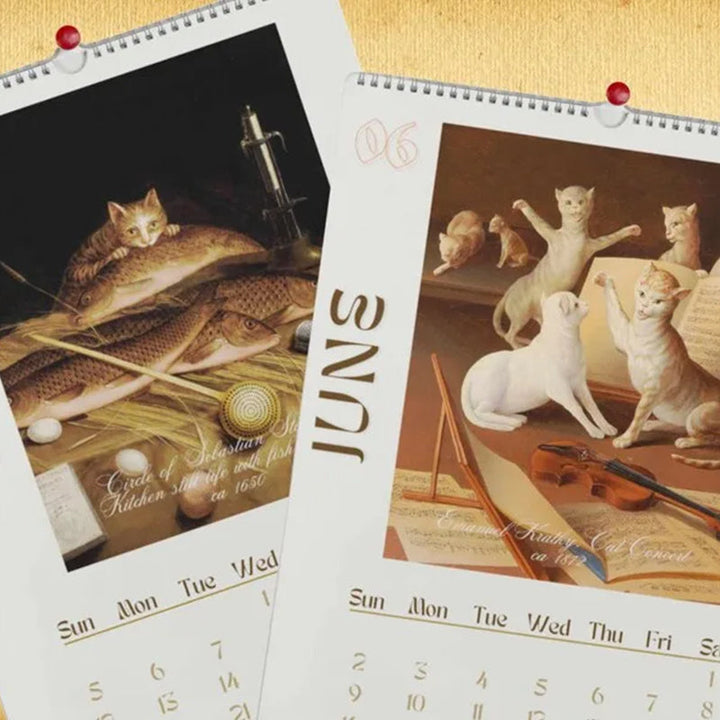Lisslune | 2024 Wall Calendar, Funny Art Novelty Gift