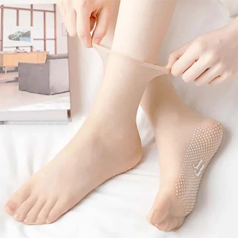 Lisslune | Spring Summer Invisible Non-Slip Crystal Silk Socks