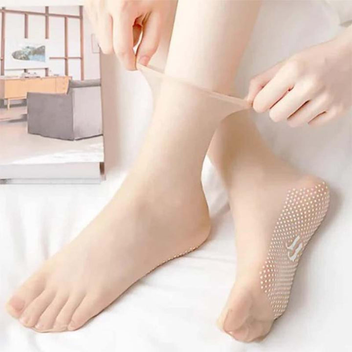Lisslune | Spring Summer Invisible Non-Slip Crystal Silk Socks