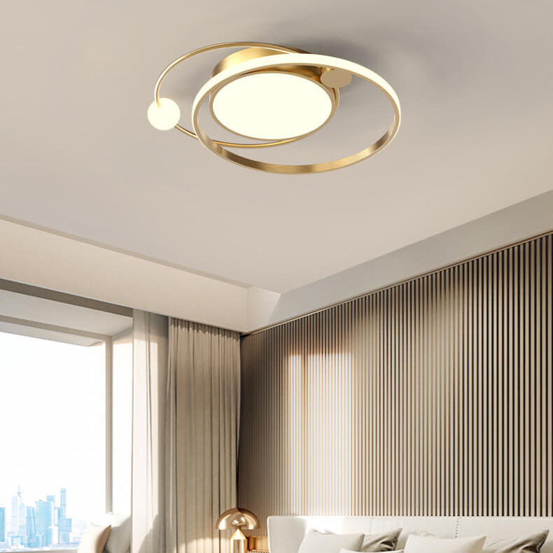 Lisslune | Nordic Round Circle LED Ceiling Light flush mounted