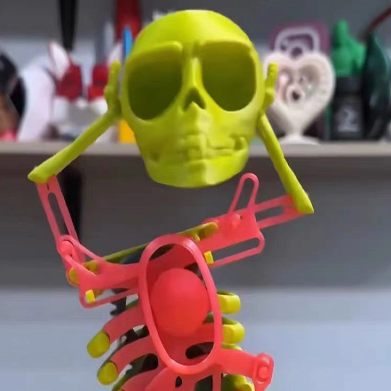 Lisslune | Dancing and swinging 3D skull toy