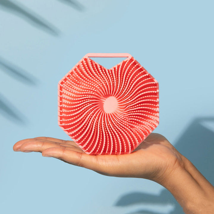 Lisslune | HexaScrub - Modern Silicone Body Scrubber