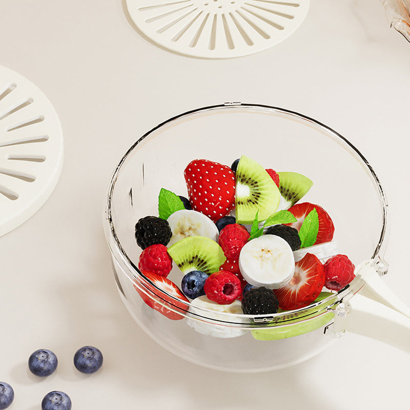 Lisslune | Multifunctional foldable handle drain bowl