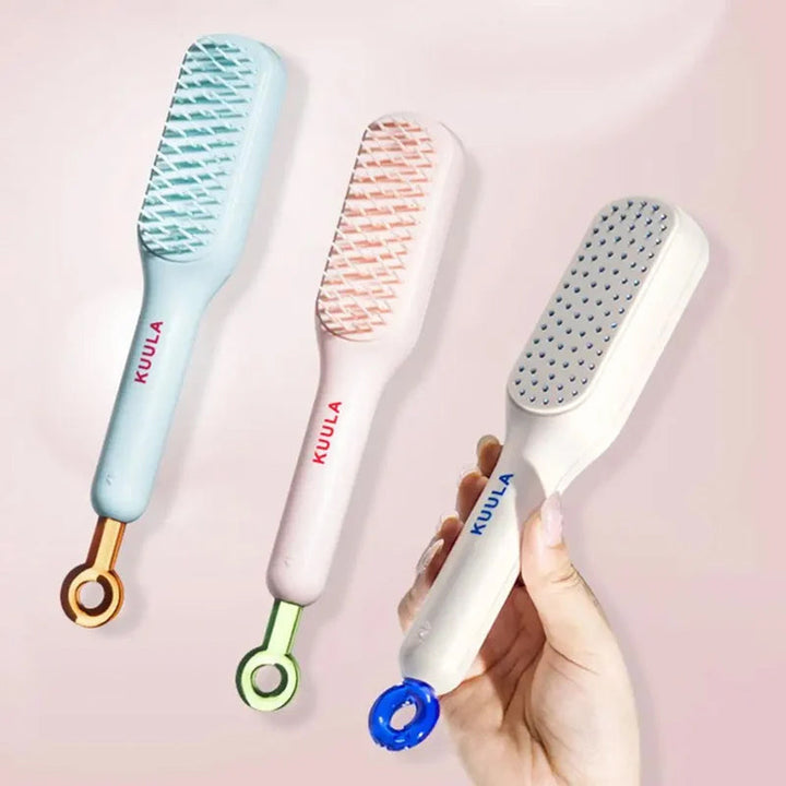 Lisslune | Self-cleaning anti-static massage comb