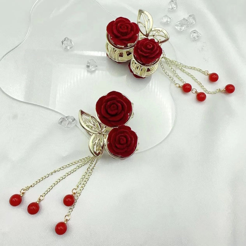 Lisslune | Metal Hair Clip with Tassel