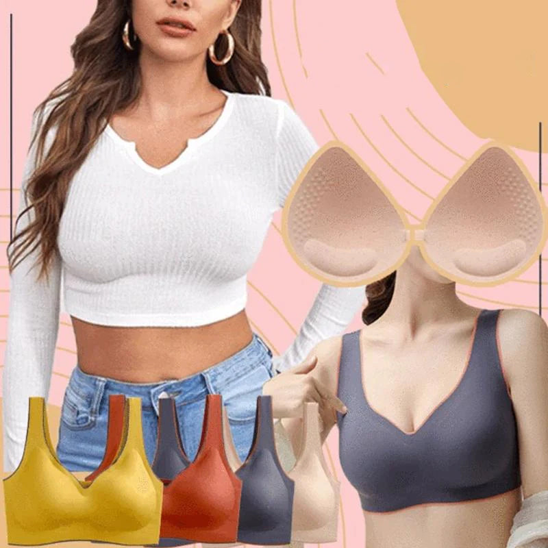 Lisslune | Latex seamless Push-Up bra