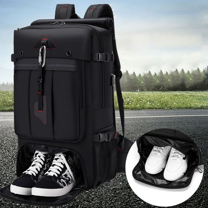 Lisslune | 50L Versatile Waterproof Backpack, with Large Capacity, Excellent Organizer Compartments & USB Port, for Travel, School & Outdoors