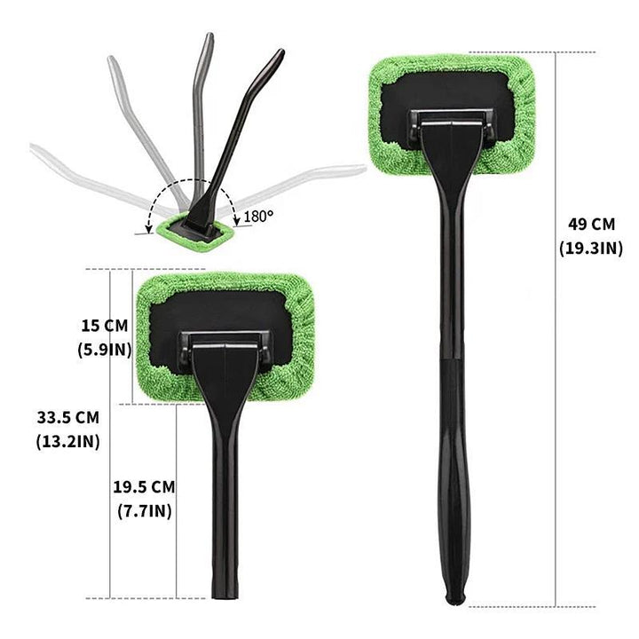 Lisslune | Microfiber cleaner with 2 reusable microfiber hoods