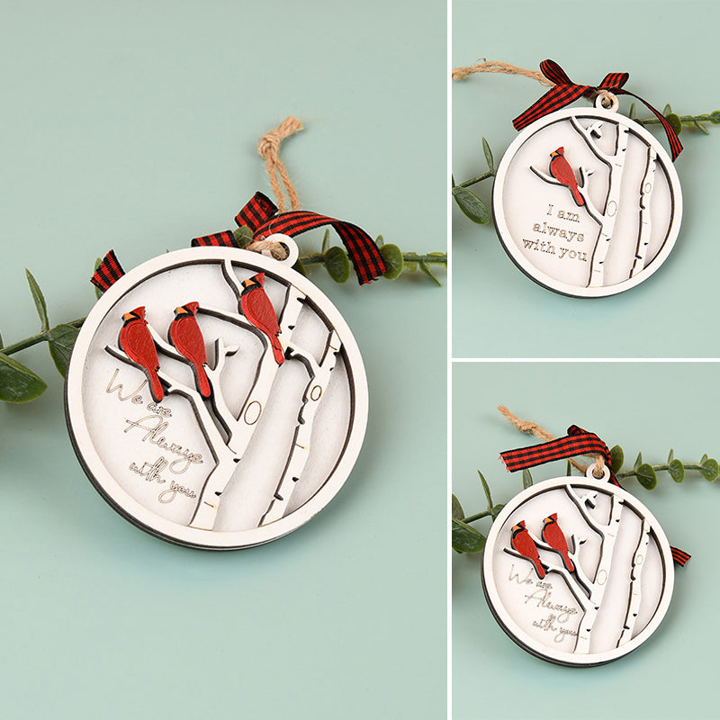 Lisslune | Handmade Memorial Ornament with Cardinals