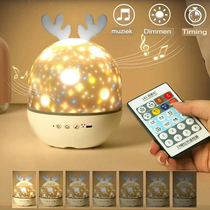 Lisslune | Night light with unique pattern for children