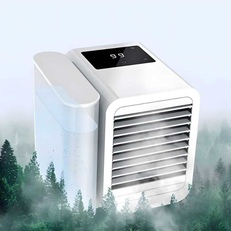 Lisslune | Hexton | Portable MicroCool Mini Air Conditioner with 1000ml Water Tank | Personal Cooling & Humidifier