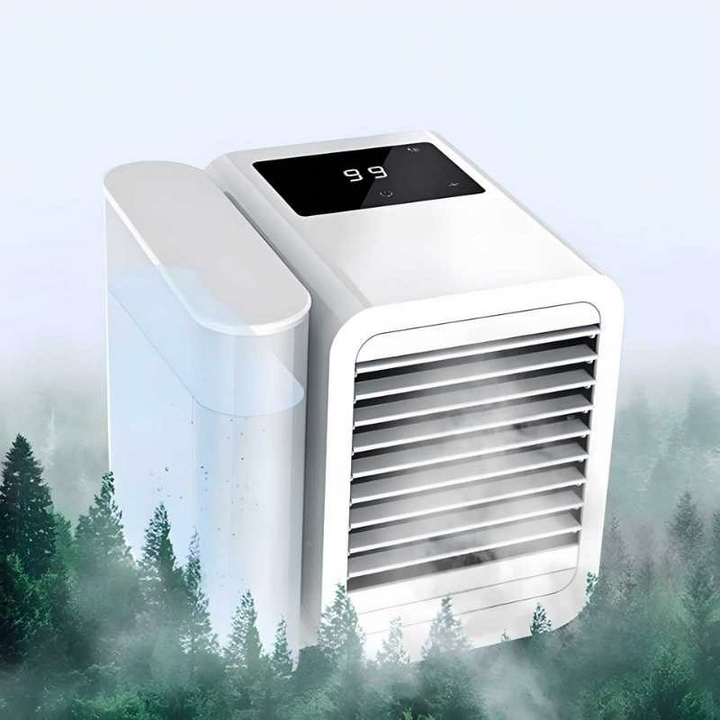 Lisslune | Hexton | Portable MicroCool Mini Air Conditioner with 1000ml Water Tank | Personal Cooling & Humidifier