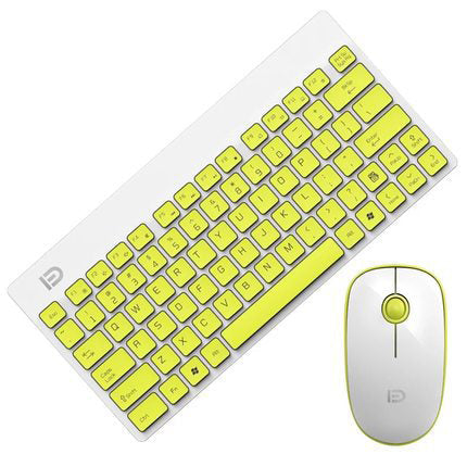 Lisslune | 2.4GHz Ultrathin Portable Wireless Keyboard and Mouse Combo With Multimedia Shortcuts, Long Battery Life & Ergonomic Design