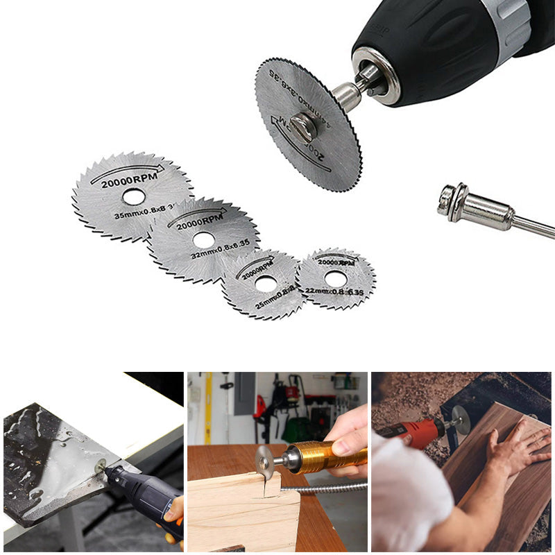 Lisslune | Set of 6 PCS Metal HSS Circular Saw Blade