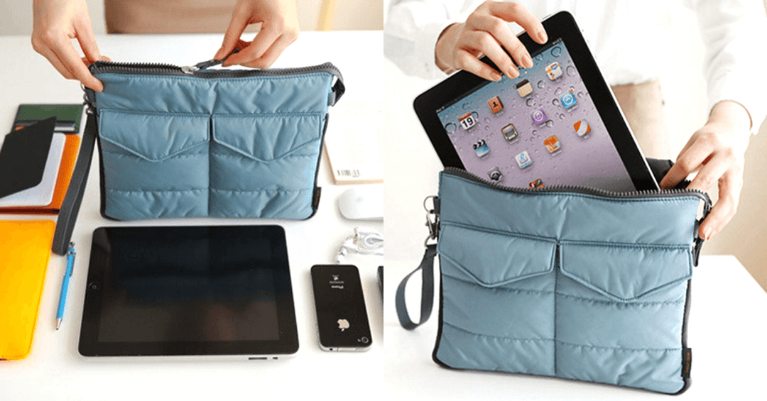 Lisslune | Slim Bag-in-Bag - Made of polyester - Portable & small - Multiple zippered pockets - Easily fits in your suitcase