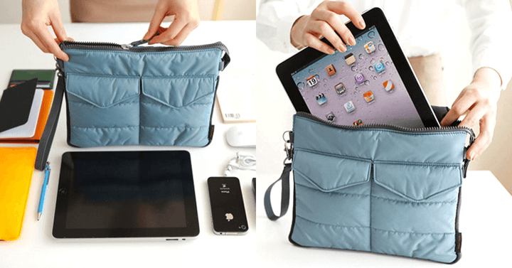 Lisslune | Slim Bag-in-Bag - Made of polyester - Portable & small - Multiple zippered pockets - Easily fits in your suitcase