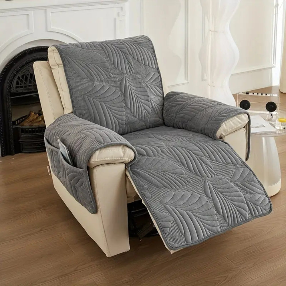Lisslune | Verdant Leaf Pattern Recliner Cover