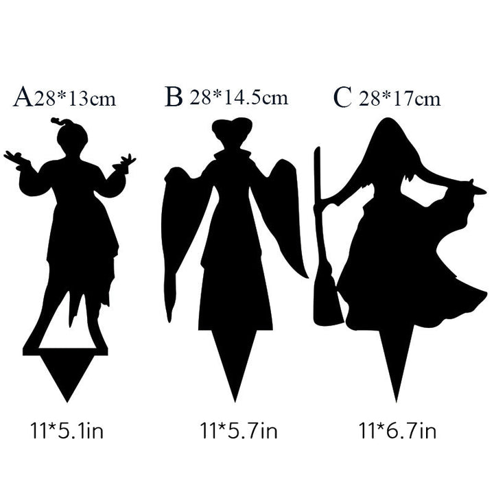 Lisslune | Halloween Garden Stakes Shadow Projector