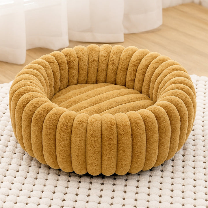 Lisslune | Purrfectly Plush Round Pet Bed