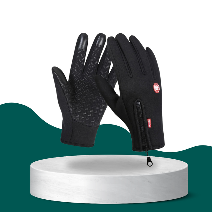 Lisslune | Warm Waterproof Gloves: Thermal Gloves with Touch Screen | Biking, Golf, Raynaud's, and Winter Sports