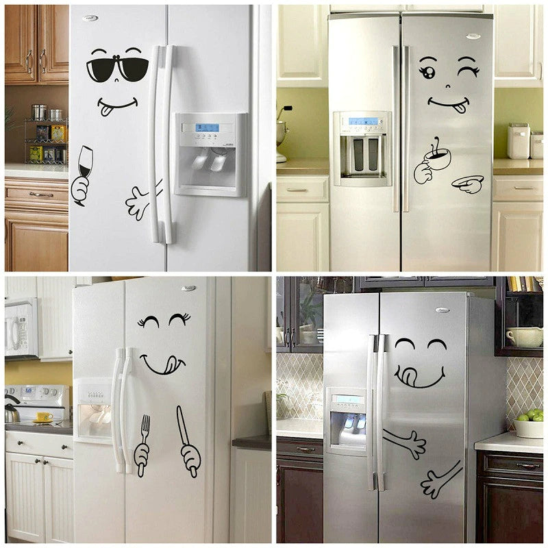 Lisslune | Cute Happy Fridge Decal
